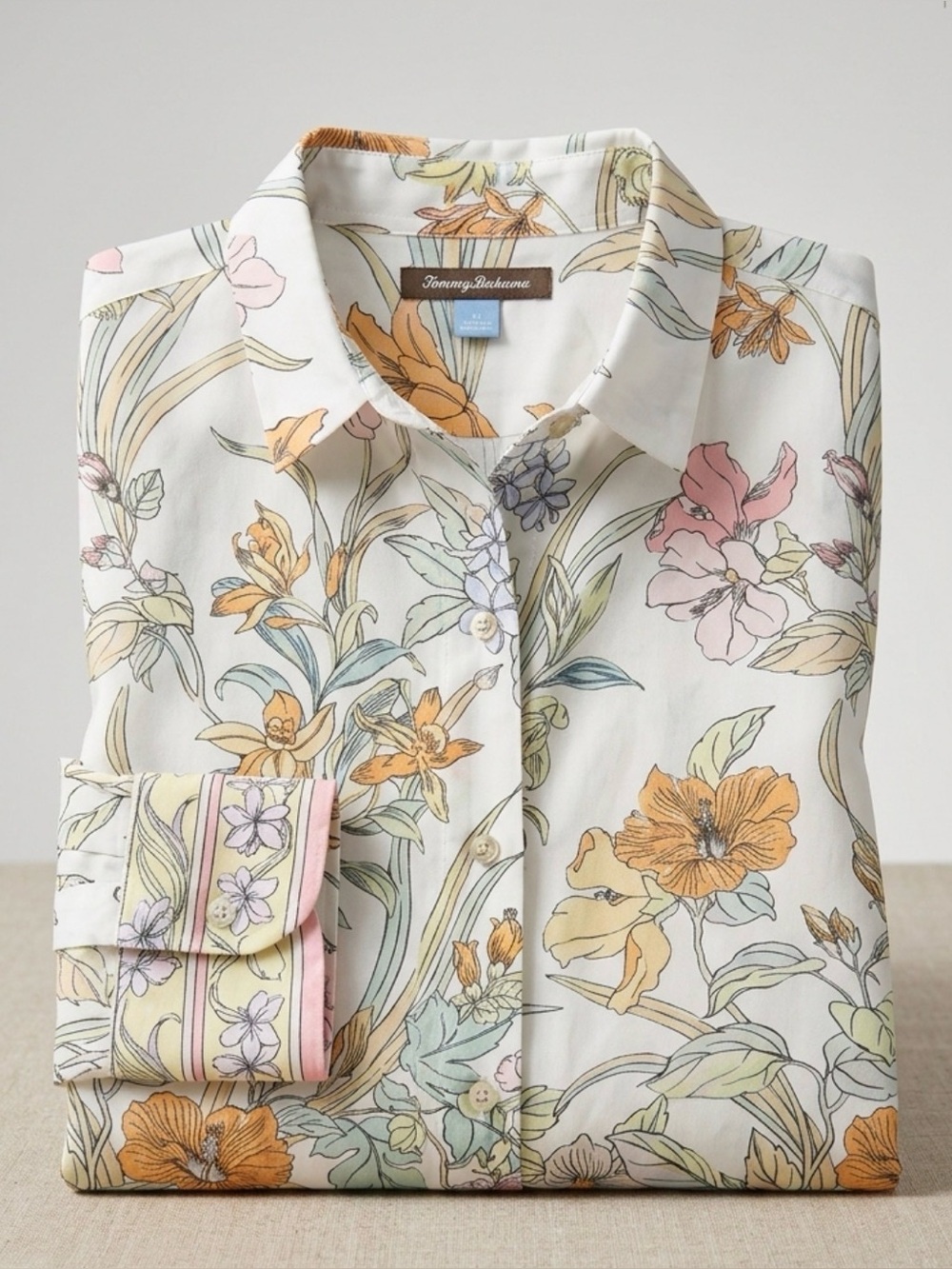 Tommy Bahama Botanical button up {$190 USD} 100% Linen